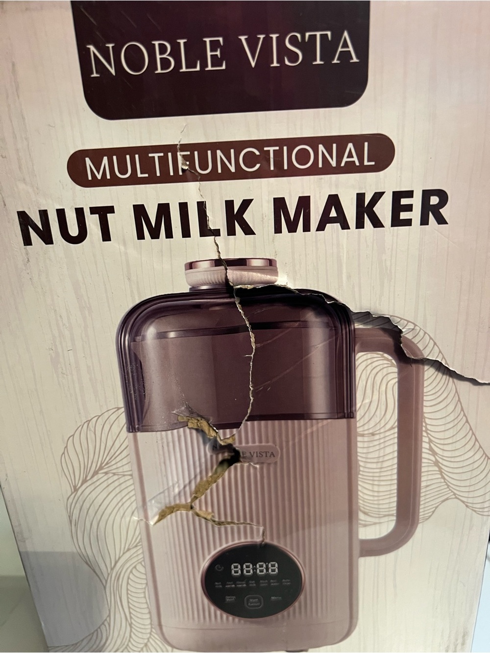 Noble Vista Multifunctional Nut Milk Maker - Rose Gold